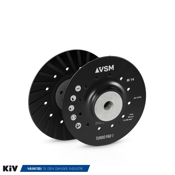 VSM bagskive ventileret 125mm M14 Middel/H�rd 