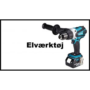 Elværktøj: Milwaukee, Makita, Bosch, Flair