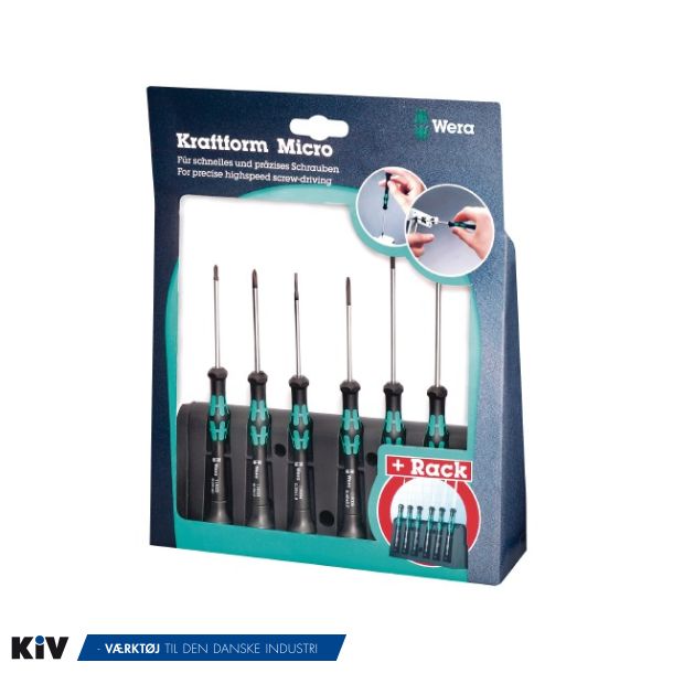 Wera urmagerskruetrkkerst Micro 2035/6 A 6 dele 