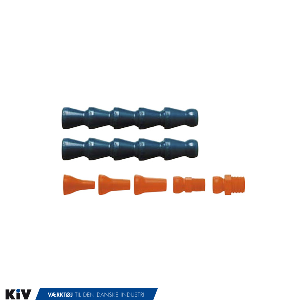 Ariana klevandsslange 1/4" flex 280mm st Med dyser 