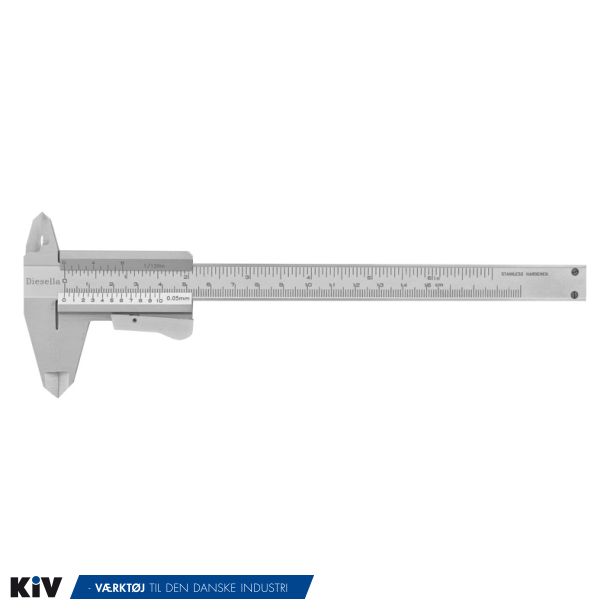 Diesella skydelre Standard 0-150mm Med klemls Med 40mm kbe