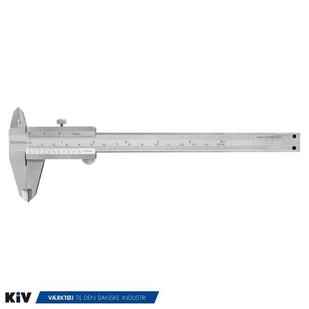 Diesella skydelre 0-150mm Med lseskrue Med 40mm kbe 