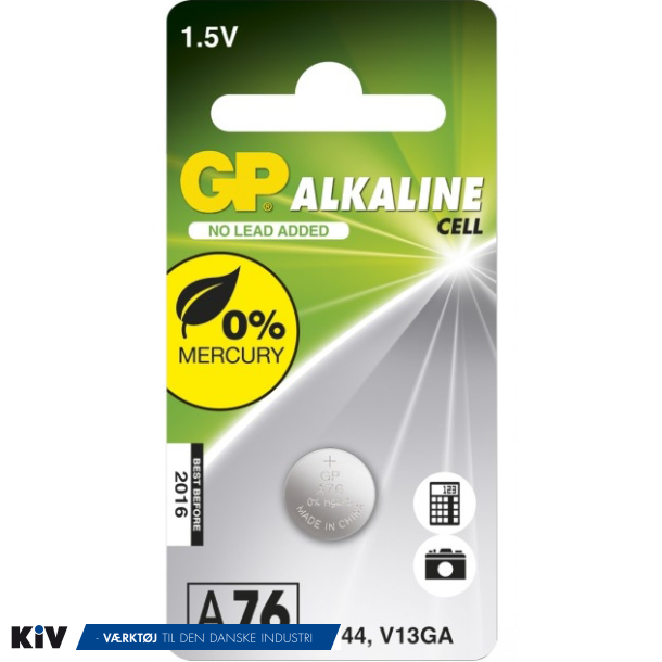 GP knapcelle Batteri LR44/SR44/AG13 1,5V 102002