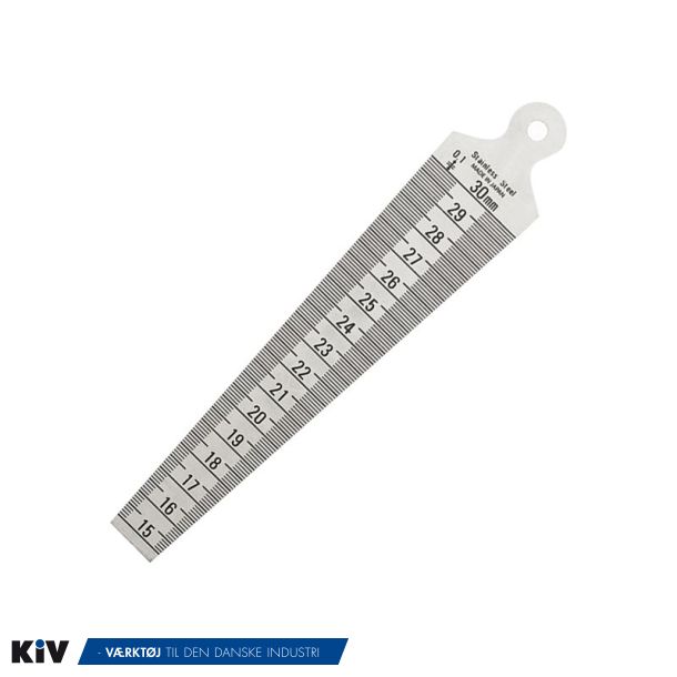 Diesella mlekile 15-30mm +/ 0,05 gradering 0,1mm 