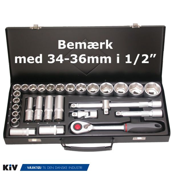 BATO Topnglest 1/2" 6Kt. 10-36mm. 28 dele