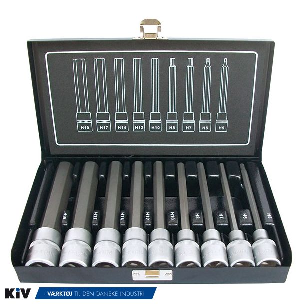 Bato Unbrakotopst 1/2" 5-19mm Lange 9dele