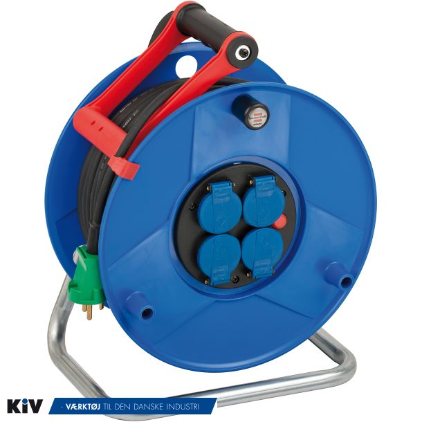 Brennenstuhl Kabeltromle 230V  med jord 40 meter 3G1,5 4 udtag