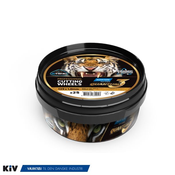 Norton Skreskive 125x1,0x22,2 CERAMIC Quantum 3 NQ60ZZ Plan 