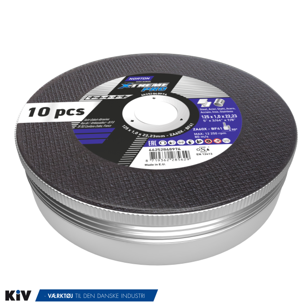 Norton Skreskive 125x1,0x22,2 X-Treme Pro Plan 10stk/dse Tilbud