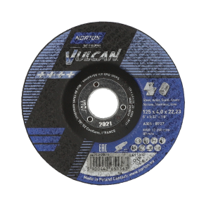 Norton Skrubskive 125x4,0x22.23 A30S Vulcan INOX Forsat