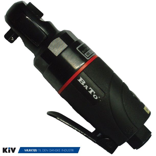BaTo Luft Skraldenøgle 1/4" 19Nm Baby Stubby Soft Grip