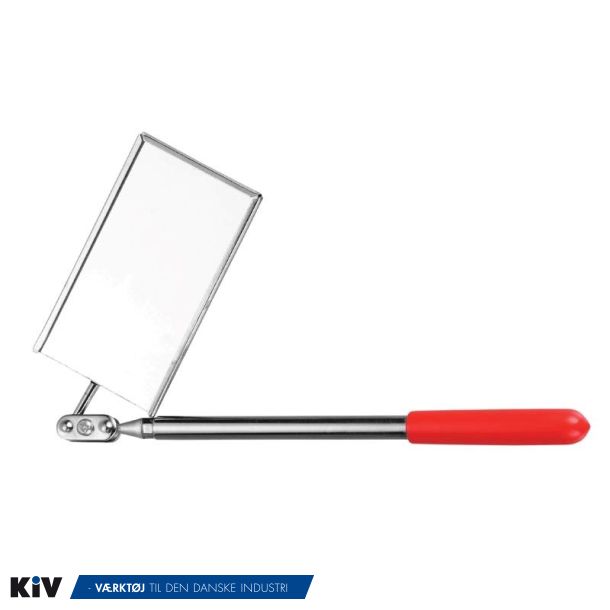 Diesella Inspektionsspejl 51x89mm Med led og teleskop max L=440mm 