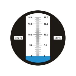 Diesella Brix refraktometer 0-18% mleomrde