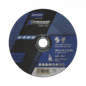 Norton Skreskive 180x2,0x22,2 X-Treme Life Plan 