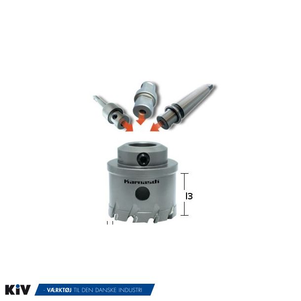 Karnasch Hulsav 21x30mm Heavy Duty u/skaft