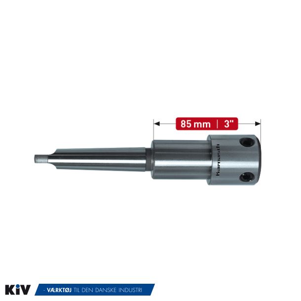 Karnasch holder Mk2 19mm weldon Med Skruer uden Kling