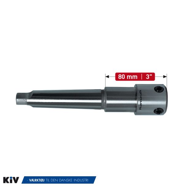 Karnasch holder Mk3 19mm weldon Med Skruer uden Kling