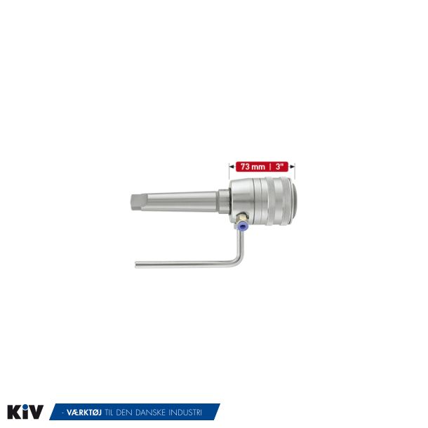 Karnasch holder Mk3 19mm weldon+Nitto QuickChange Med Indvendig Kling