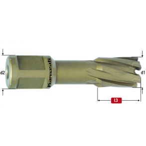 Karnasch HM Kernebor 40x40mm HardLine Weldon Skaft