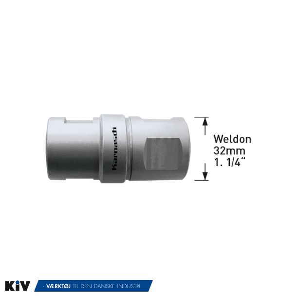 Karnasch Super Heavy Duty Holder 32mm Weldon for 105-150mm Hulsave