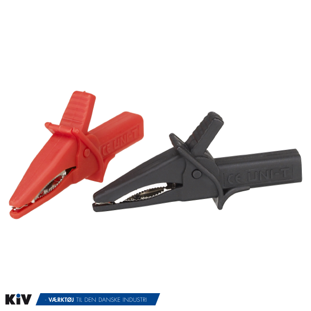 Limit isolerede krokodilenb (pk  2 stk.) For multimeter