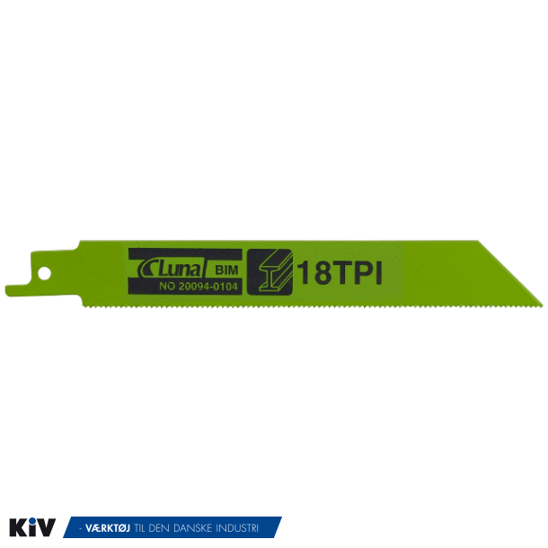 Luna bajonetsavklinger Bimetal 200x19x0,9 T18 ( D1014) 5 stk.