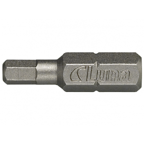 Luna Unbrako Bits 3x25mm 1/4