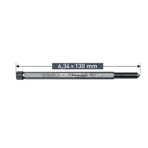 Karnasch Centertap lang 6,34x130mm for Hardline 14-17mm (pakke  2stk.)