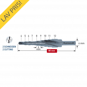 Karnasch Trinbor 4,0-12,0mm 2,0mm stign. 2 Skrs. HSSXE