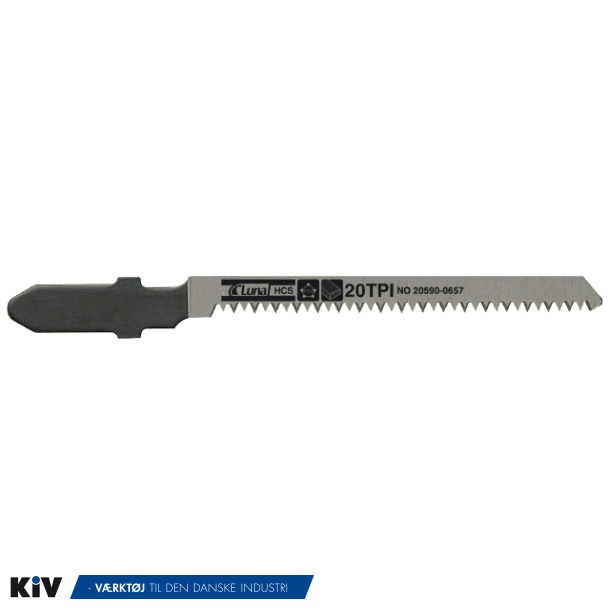 Luna Stiksavklinge 50x5x1,3 T.20 HCS fin snit i finr (pk  5 stk.)