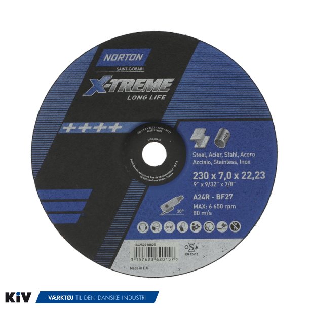 Norton Skrubskive 230x7,0x22,2 X-Treme Life T27 Tilbud