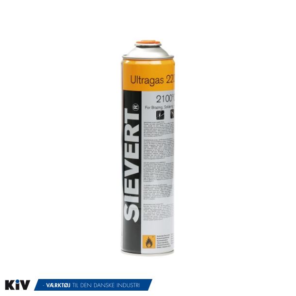 Sievert gasbeholder 0,35kg. Med selvlukkende udlbsventil