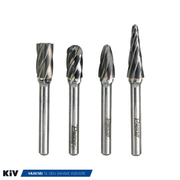 Procut HM rotorfr�ses�t Nr. 6 ALU 4 stk. �10mm