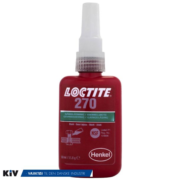 Loctite 270 kraftig Gevindlsemiddel 50ml