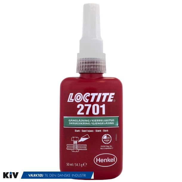 Loctite 2701 kraftig Gevindlsemiddel 50ml