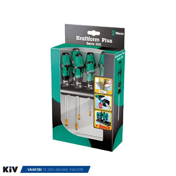 Wera Skruetrkkerst 334/335 SK6 6 stk. Lasertip Tilbud