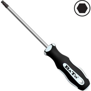 Bato skruetrkker 2,0x75mm 6-kantet m/kugle 