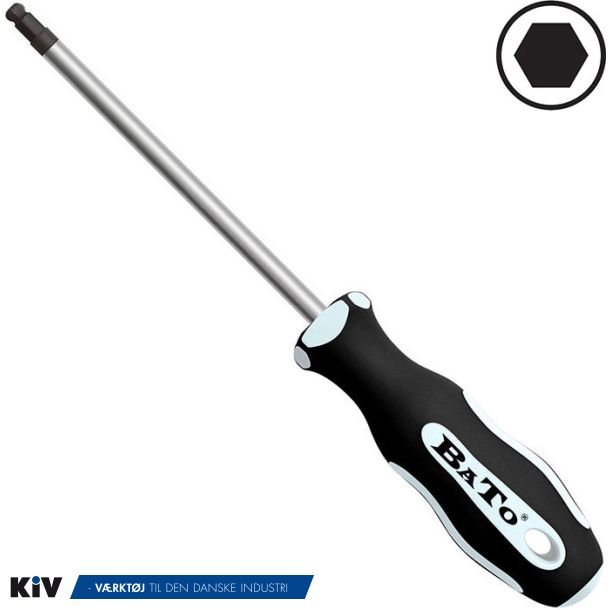 Bato skruetrkker 2,5x75mm 6-kantet m/kugle 