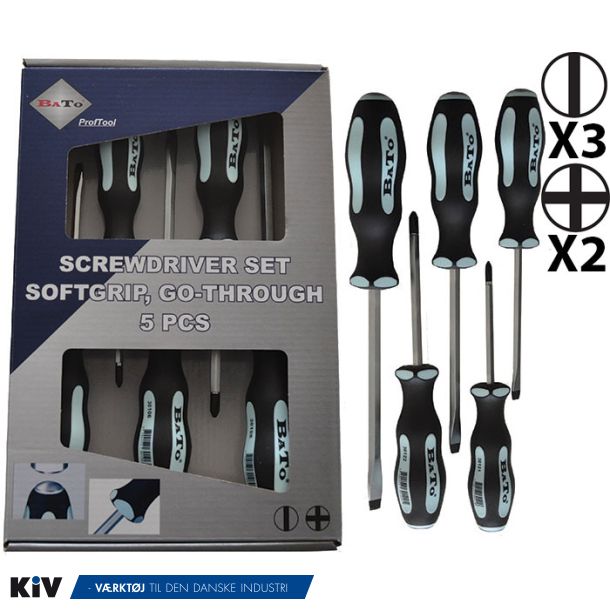 BATO Skruetrkkerst m/slag krv/Ph. 5 dele