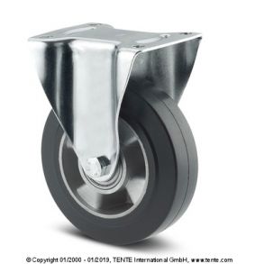 Tente industrihjul 160mm fast