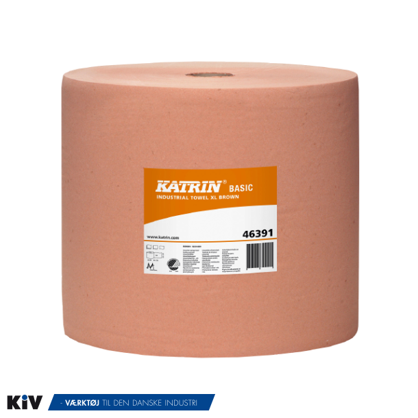 Katrin Aftrringspapir Basic XL Brun 32CMx1000MTR
