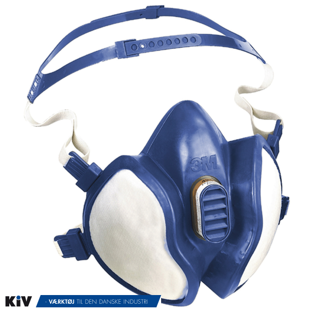 3M halvmaske 4255+ Med fast indbyggede filtre &amp; ventil FFA2P3 