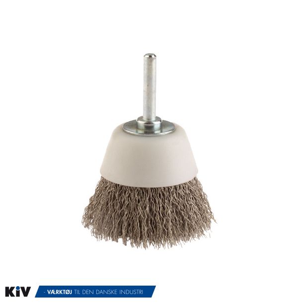 Lessmann Penselbrste 40x6mm 0,3 rustfri Trd Med plastkappe