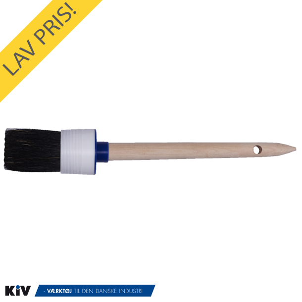 Anza rundpensel  25mm Med plastikskaft