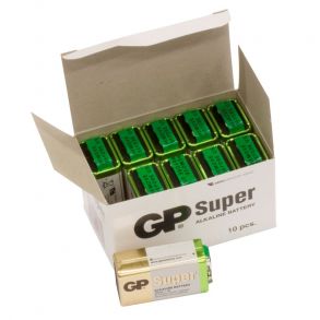 GP Batteri Super Alkaline 9V GP1604A/6FL22 151380