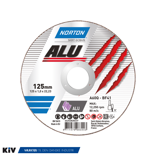 Norton Skrubskive 180x7,0x22,2 NorLine ALU A36Q T27