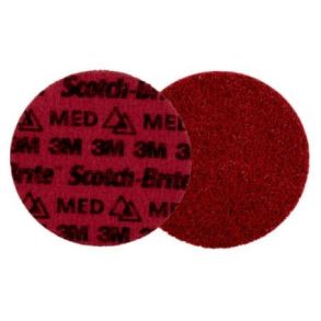 3M Scotch-Brite overfladebehandlingsrondel, 125mm PN-DH, Medium Rd