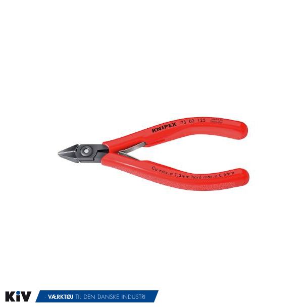 Knipex elektronikskvbidder 125mm 7522-125  Tilbud