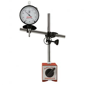 Diesella Magnetstander 80kg. Med måleur