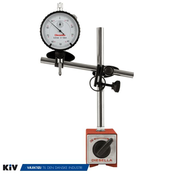 Diesella Magnetstander 80kg. Med mleur